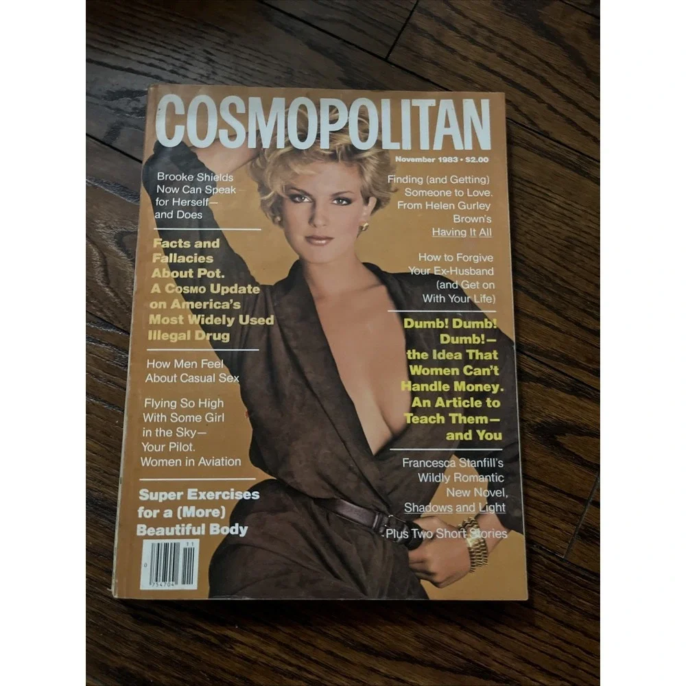 Lot Of 2 Vintage Cosmopolitan Magazines From 1983 Good Cond February November